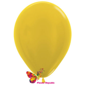Balon de latex,  galben nacru - 30 cm 