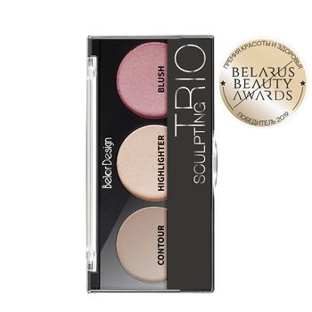 SCULPTING TRIO (sculptor, iluminator, fard de obraz) Trasaturi faciale perfecte in 3 pasi! 