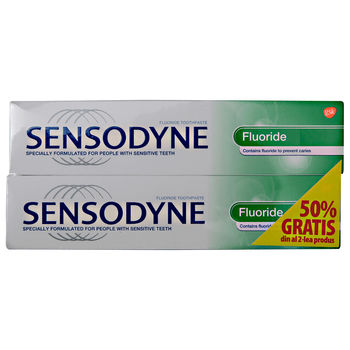 cumpără Sensodyne Pasta d. Fluoride 100ml + 50% gratis din al 2-lea produs în Chișinău 