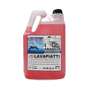 LAVAPIATTI ARANCIO (5 кг) АНТИБАКТЕРИАЛЬНОЕ МОЮЩЕЕ СРЕДСТВО ДЛЯ РУЧНОГО МЫТЬЯ ПОСУДЫ 