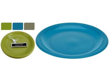 Набор тарелок EH 4шт 23.5cm, разных цветов, пластик 