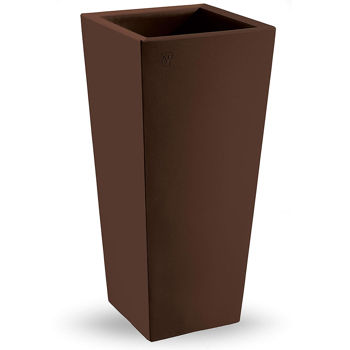 Ghiveci cache-pot de exterior LYXO GENESIS BROWN square cache-pot H 100 cm max 17kg CH302-H0Q100-008 (Ghiveci cache-pot de exterior)