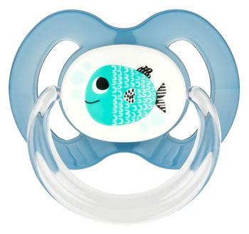 ”Baby-Nova” Suzetă ortodontică,cu inel, 0 luni+, Silicon, fără BPA, 2 buc. cu cutie pentru sterilizare (20004) 