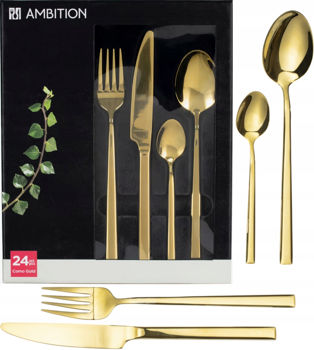 Столовый набор DAJAR DJ-83935/39350 (24buc/COMO GOLD) 