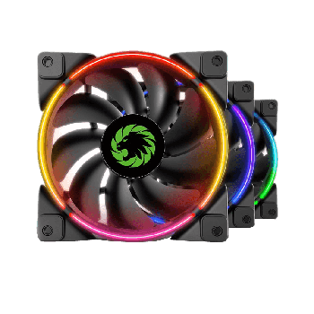 AC Gamemax "Gamma 500-Rainbow" (26.3dBA, 1000-1800RPM, 51.18CFM, 120mm, RGB, 5x6mm, 187W, 600g.) 