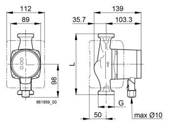 Циркуляционный насос для отопления  Тип Biral PrimAX 25-4 180 RED 