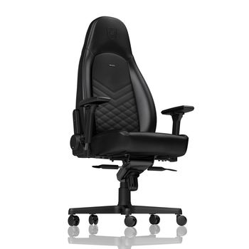 Gaming Chair Noble Icon NBL-ICN-PU-BLA Black/Black, User max load up to 150kg / height 165-190cm 