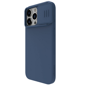 Nillkin Apple iPhone 15 Pro, CamShield Silky Silicone Case, Midnight Blue 