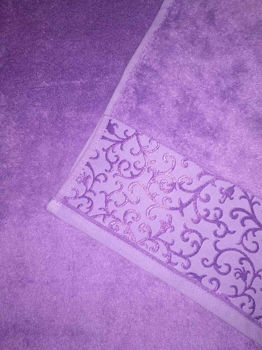 Полотенце банное Alhambra 70*140 Ozer Tekstil (сиреневый) 