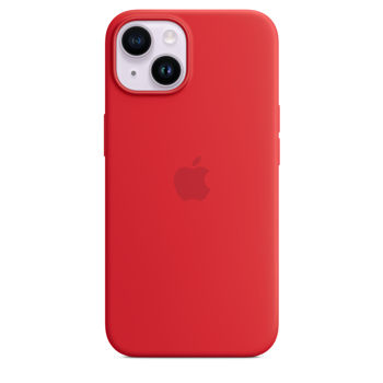 Original iPhone 14 Silicone Case with MagSafe - (PRODUCT)Red, Model A2910 