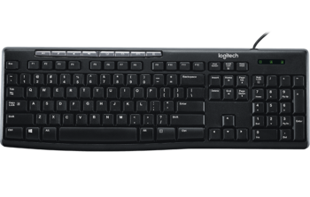 купить Keyboard Logitech K200 Multimedia, Thin profile, Quiet typing, Spill-resistant, Black, USB в Кишинёве 
