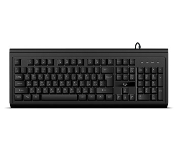 Gaming Keyboard SVEN KB-G8400, 12 Fn keys, Macro, RGB, Braided cable, 1.8m, Black, USB 