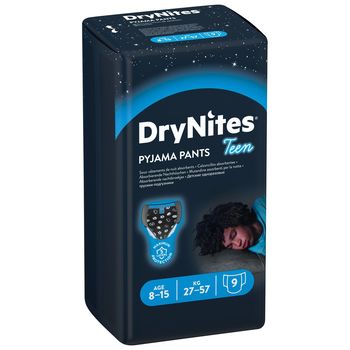 Scutece-chiloţel Huggies DryNites 8-15 ani, băieţel, 27-57 kg, 9 buc. 