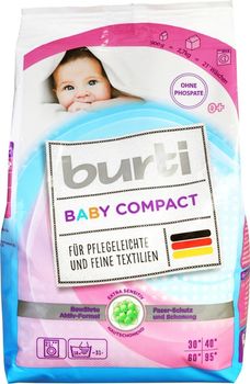 Стиральный порошок Burti Baby Compact, 900г 