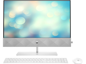 All-in-One Desktop PC 27" HP Pavilion 27-ca0020ur / QHD / AMD Ryzen 5 / 8GB / 512GB SSD + 1TB / White 