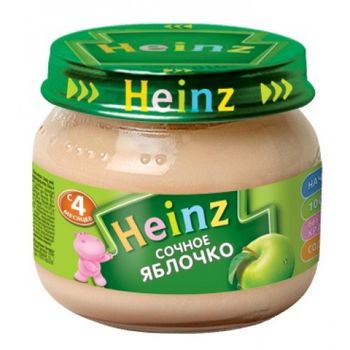 купить Heinz пюре сочное яблочко, 4+мес. 80г в Кишинёве 