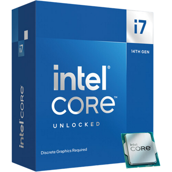 CPU Intel Core i7-14700KF 2.5-5.6GHz (8P+12E/28T, 28MB,S1700,10nm, No Integ. Graphics,125W) Tray 