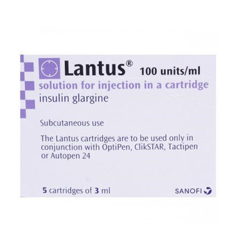 cumpără Lantus 100UI/ml 3ml in cartus sol.inj. N5 în Chișinău 