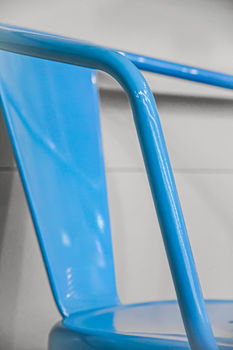 купить Металлический стул 510x530x1040 мм, синий в Кишинёве 