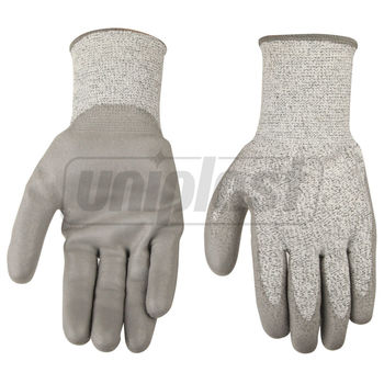 купить Перчатки с полиуретановым покрытием, защита от порезов (уровень 5) 10" (серый)  TOLSEN в Кишинёве 