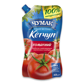 Ketchup de tomate Chumak 450gr 