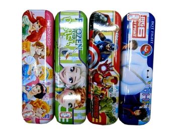 Penar din metal "Disney" 20X6X6cm, Bus, 2-ua nivele 