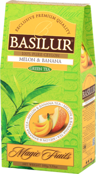 купить Зеленый чай Basilur Magic Fruits, Melon & Banana, 100 г в Кишинёве 