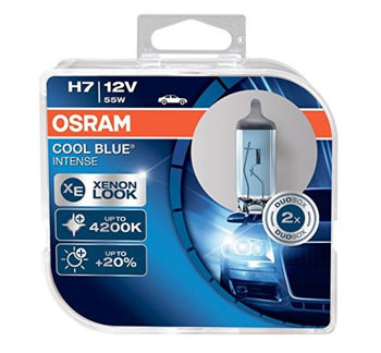 OSRAM H7 COOL BLUE INTENSE 4200K 12V 55W PX26D 