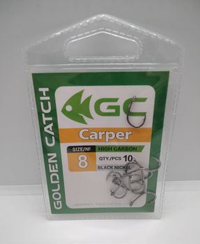 Крючки Golden Catch Carper Nr8, 10шт 