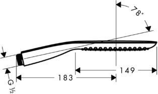 PuraVida Dus manual "Stick" 120 1jet 