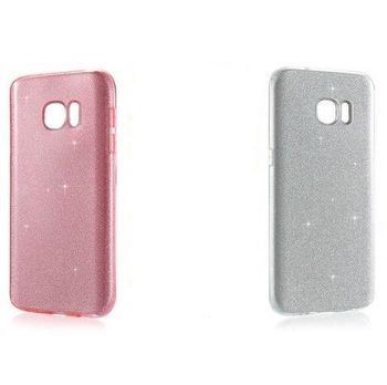 Чехол для Samsung Galaxy S7 Bling series USAMS (Silver / Pink ) 