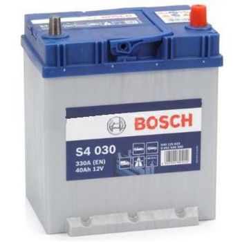 Bosch S4 12V 40Ah 330EN 187x140x227 -/+ 