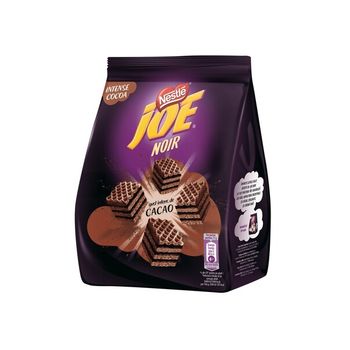 Napolitane JOE Noir cu cremă de negresă, 160g 