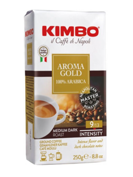 Cafea măcinată Kimbo, 100% arabica, 250g 