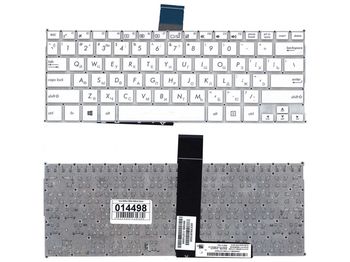 Keyboard Asus X200 F200 R202 w/o frame "ENTER"-small ENG/RU White