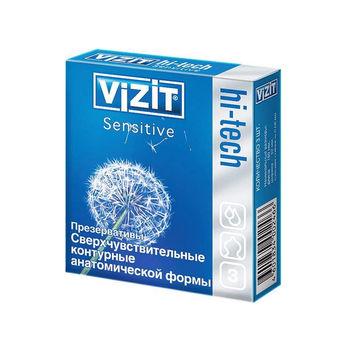 cumpără Prezervative Vizit N3 Hi-tech Senzitive în Chișinău 