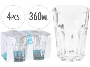 Набор тумблеров EH 4шт, 360ml, 12cm 