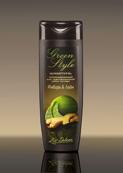 купить Успокаивающий шампунь «Имбирь&Лайм» для чувствительной кожи головы Green Style в Кишинёве 