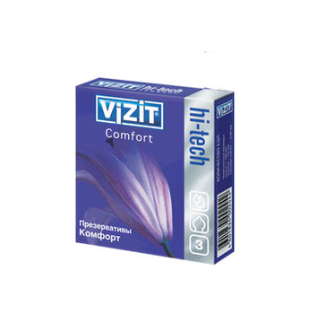 cumpără Prezervative Vizit N3 "Hi-Tech" Comfort în Chișinău 