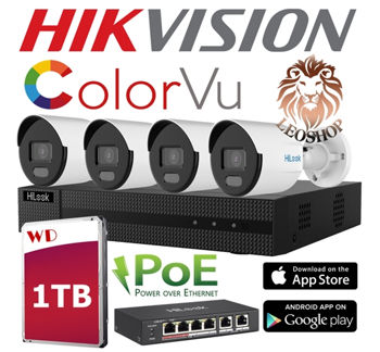 HILOOK by HIKVISION COLOR VU IP 2 Megapixeli  IPC-B129H 