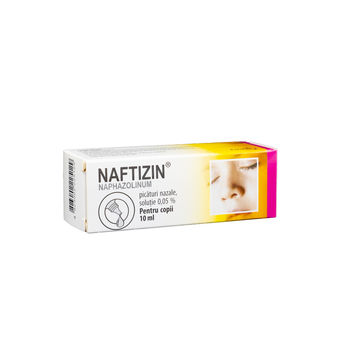cumpără Naftizin 0.05% 10ml pic.naz. cu pipeta N1 (Farmak) OTC în Chișinău 
