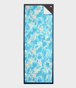 Ковер полотенце для йоги Manduka Towels tropic blue 