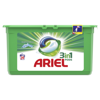 Detergent ARIEL PODS REGULAR GEL CAPS 39X25,2G 