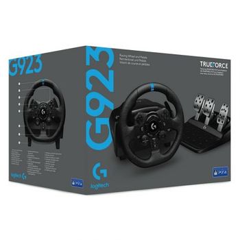 Wheel Logitech Driving Force Racing G923, for PS4, 900 degree, Pedals, Dual-Motor Force Feedback 