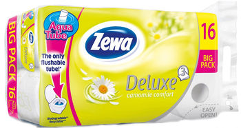 купить Zewa Deluxe camomile туалетная бумага 3-х слойная, 16 рулонов в Кишинёве 