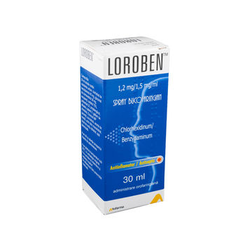 cumpără Loroben spray bucofaring. 1,2mg+1,5mg/ml 30ml în Chișinău 