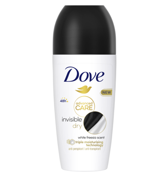 Antiperspirant Dove  Roll-On  Invisible Dry white Freesia Scent 50 ml. 