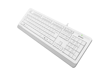 Tastatură A4Tech FK10, Cu fir, Alb /Gri 