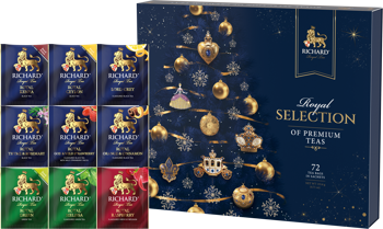 RICHARD "ROYAL SELECTION OF PREMIUM TEAS" assorti 72 pac 