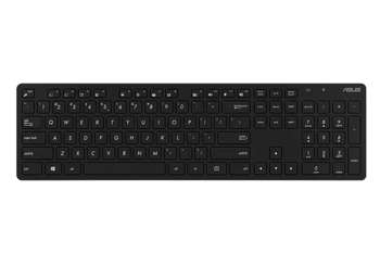 Комплект клавиатура + мышь ASUS W5000, беспроводной, черный 